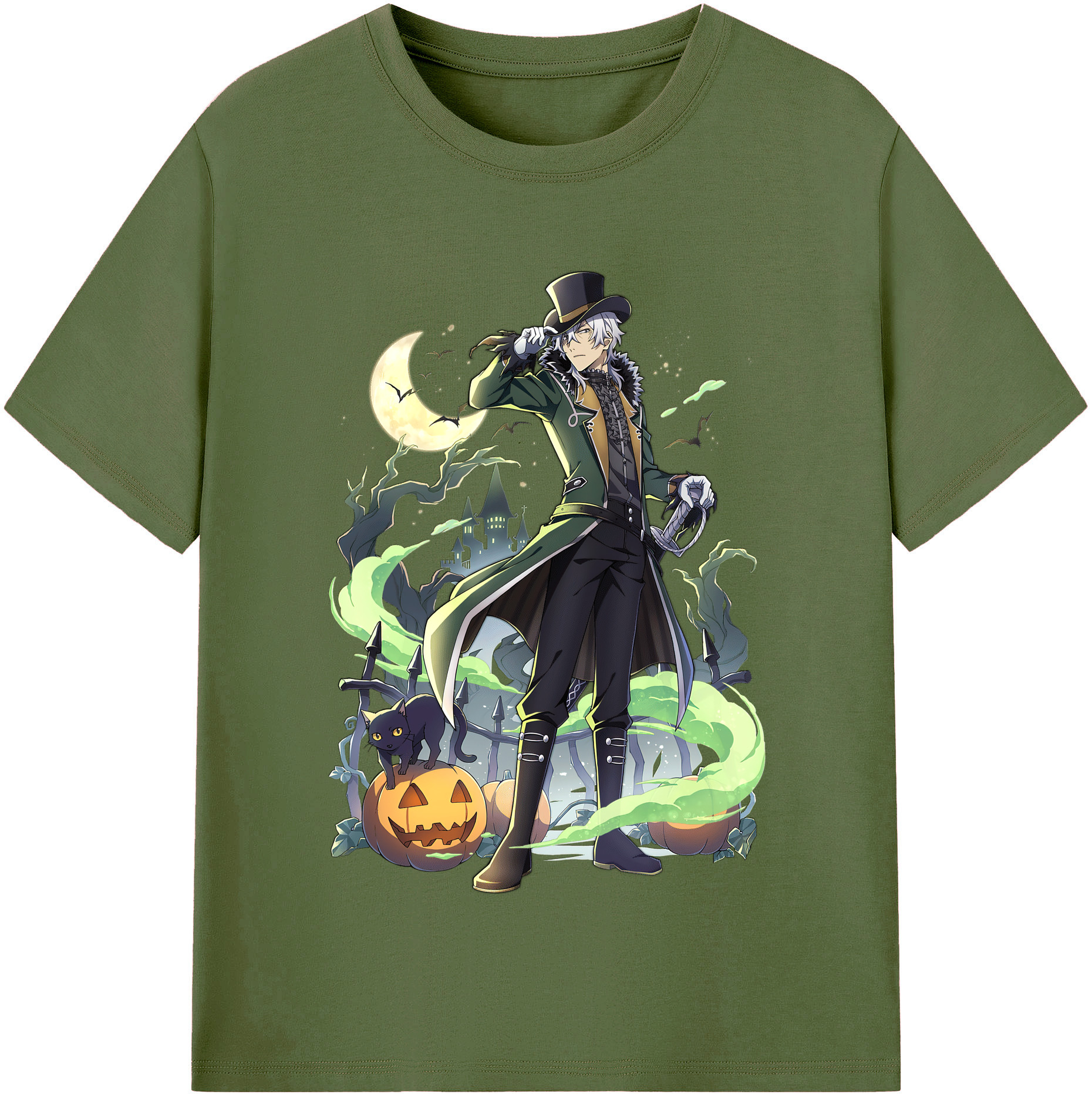 （画像用） 文豪ストレイドッグス Bungo Stray Dogs 綿100％半袖Tシャツ（フロントプリント）